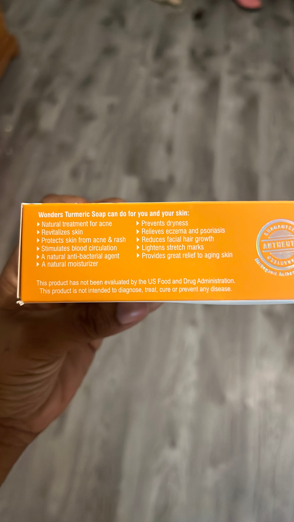 Turmeric soap