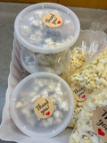 White chocolate Oreo, popcorn ￼
